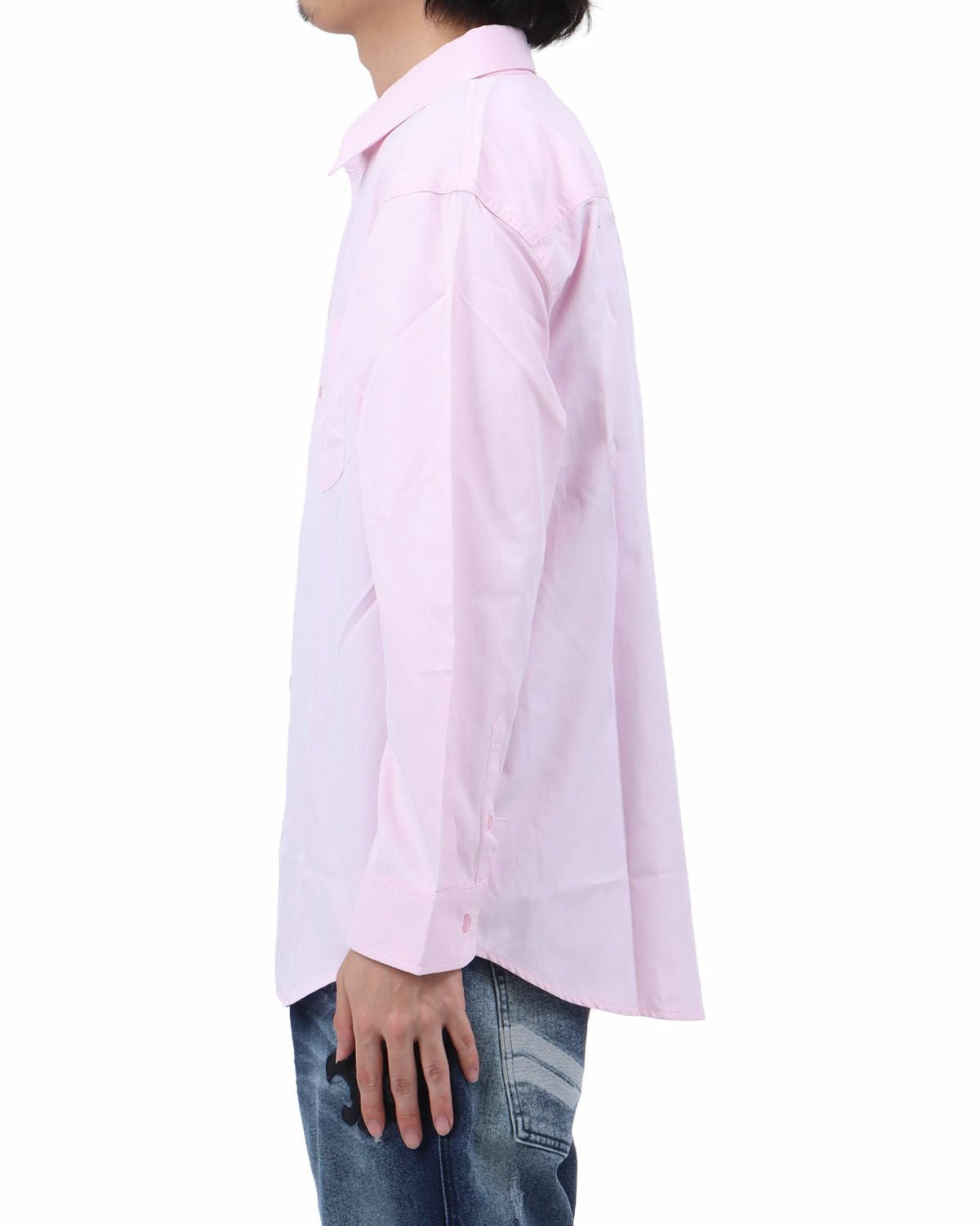 ピンク：173cm63kg(Lサイズ着用)