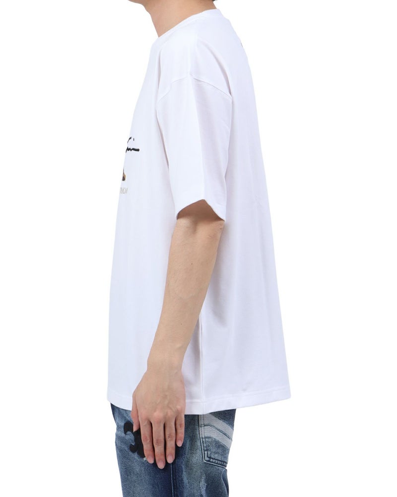 ホワイト：173cm63kg(Lサイズ着用)