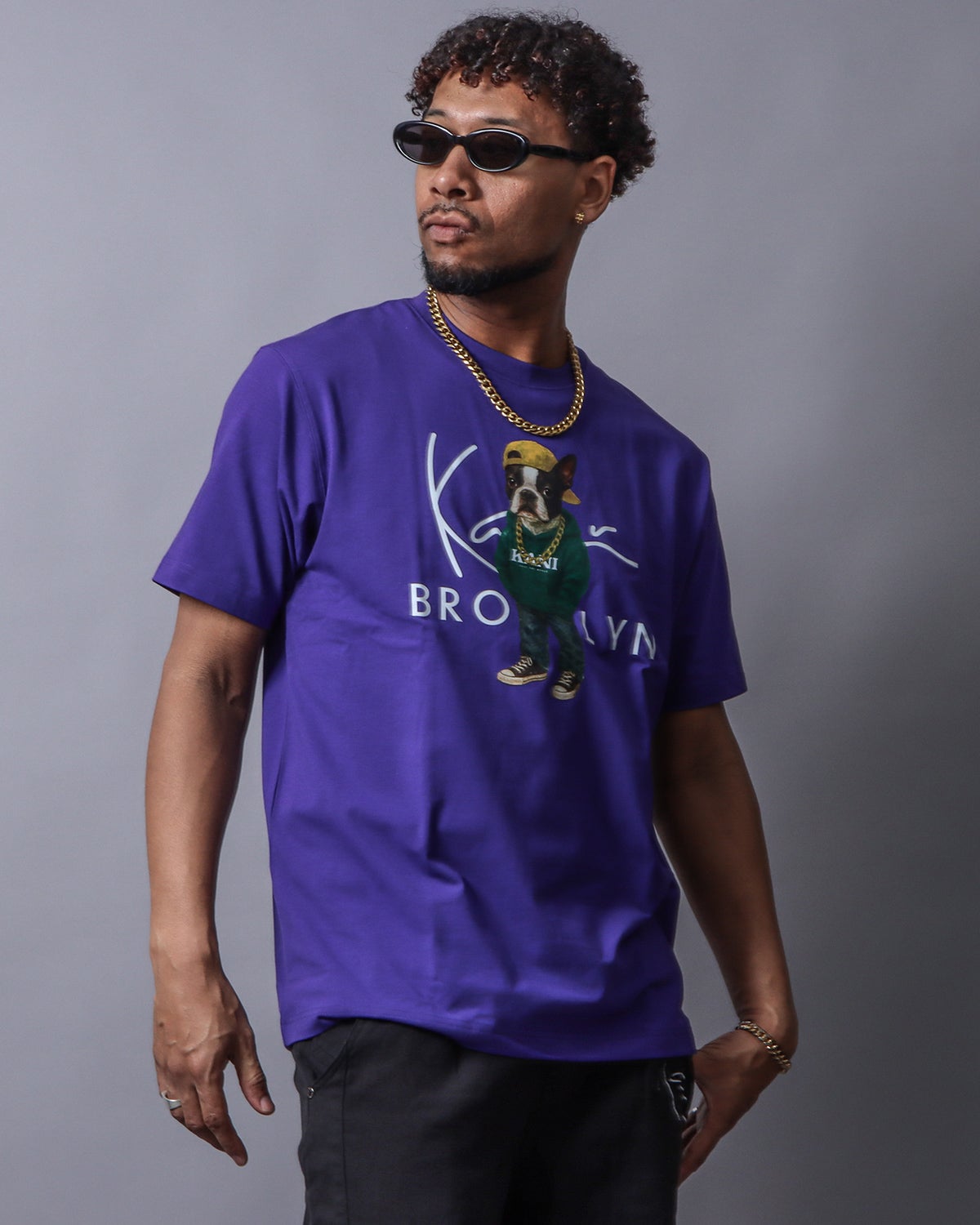 パープル：183cm(XLサイズ着用)