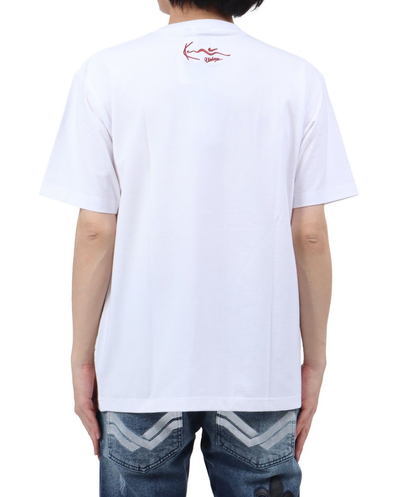 ホワイト：173cm63kg(Lサイズ着用)