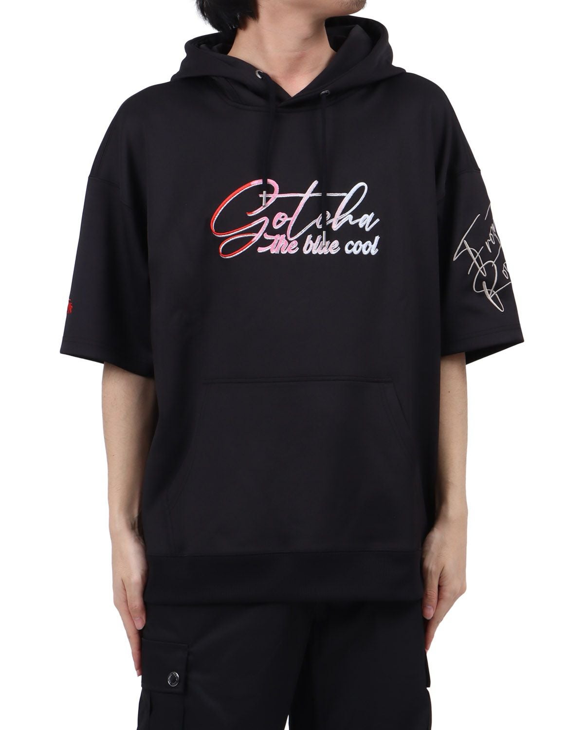 ブラック：173cm63kg(Lサイズ着用)