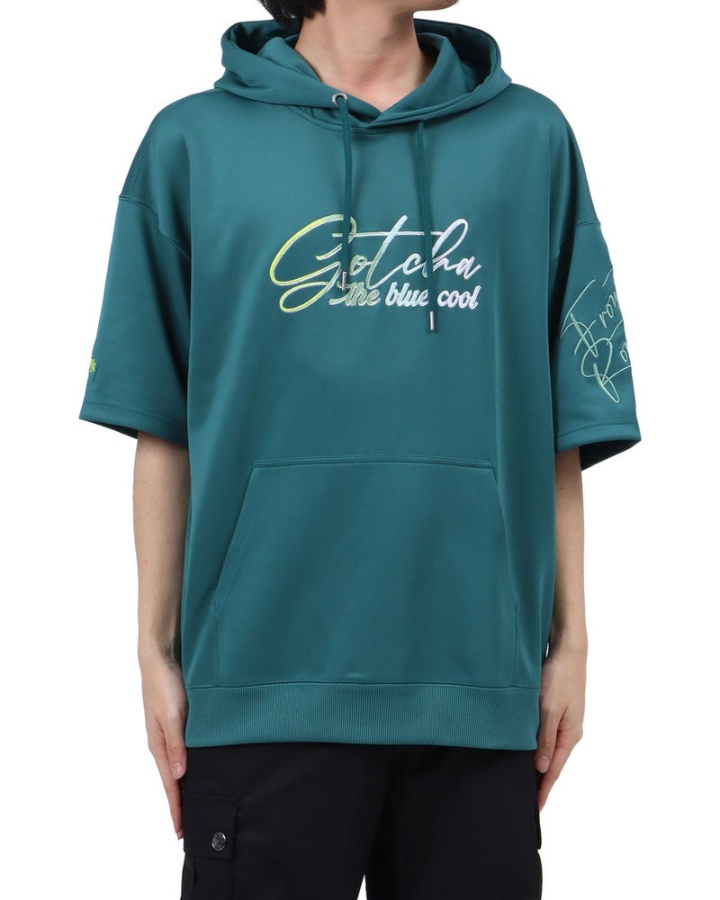 ダークグリーン：173cm63kg(Lサイズ着用)