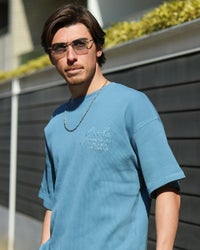 ブルーグレー：180cm/70kg(Lサイズ着用)