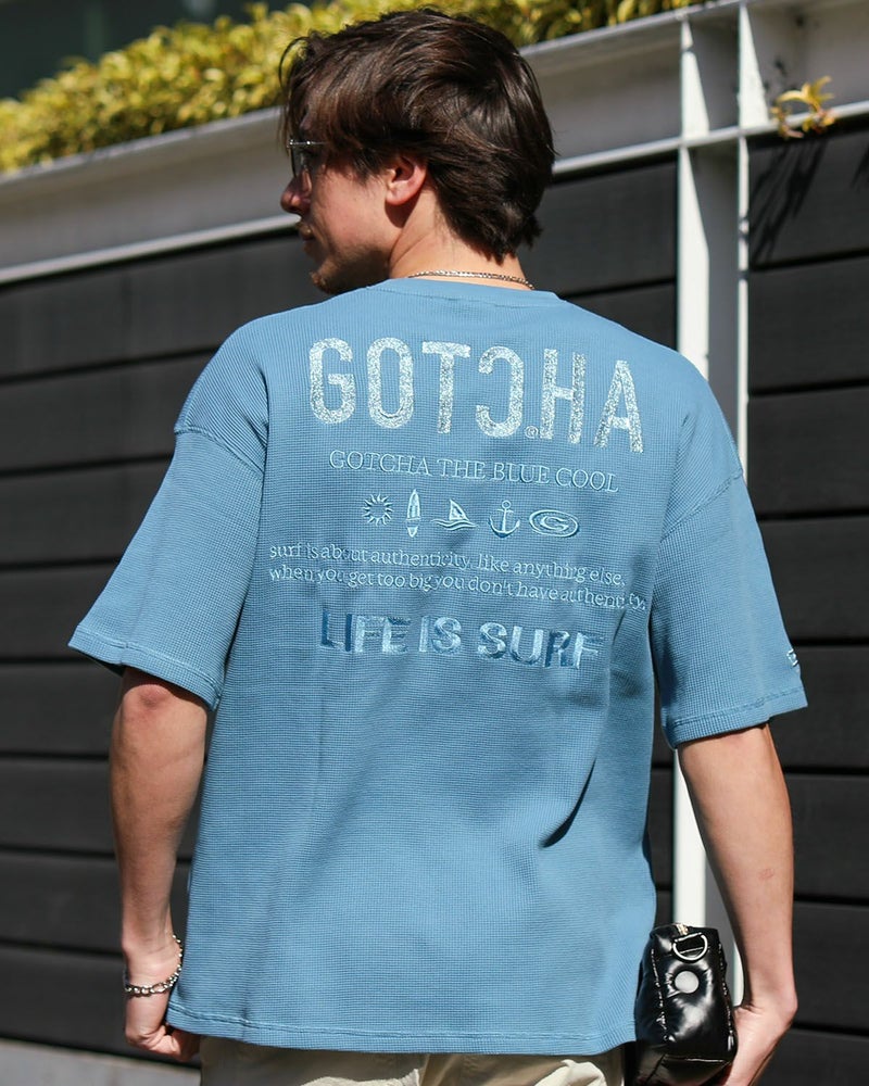 ブルーグレー：180cm/70kg(Lサイズ着用)