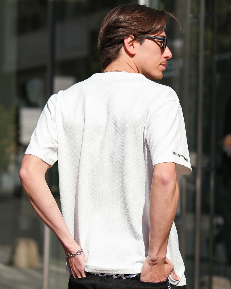 ホワイト：180cm/70kg(Lサイズ着用)