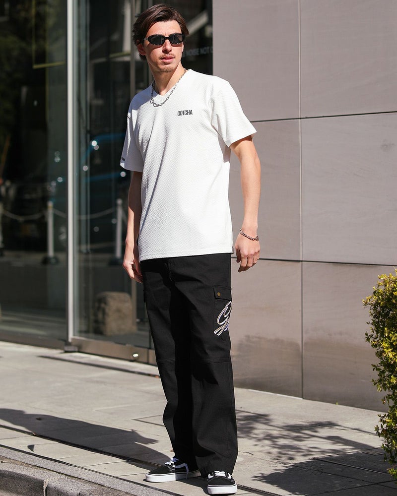 ホワイト：180cm/70kg(Lサイズ着用)