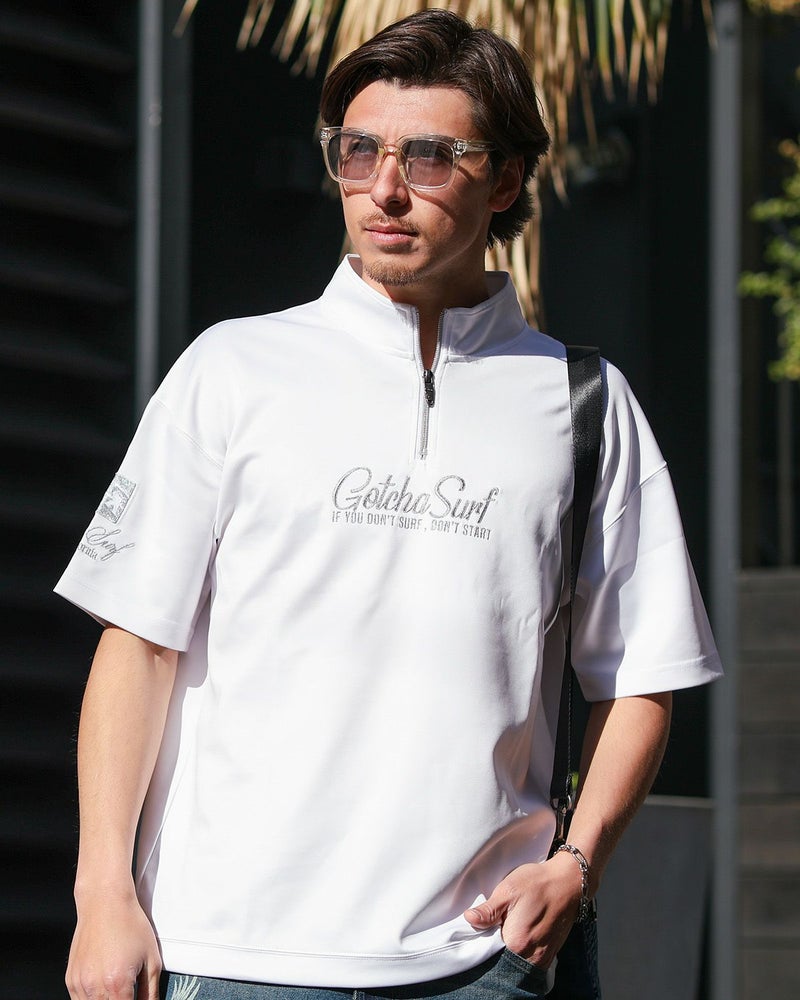 ホワイト：180cm/70kg(Lサイズ着用)