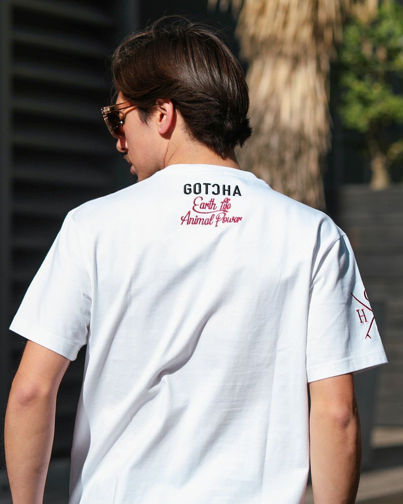 ホワイト：180cm/70kg(Lサイズ着用)