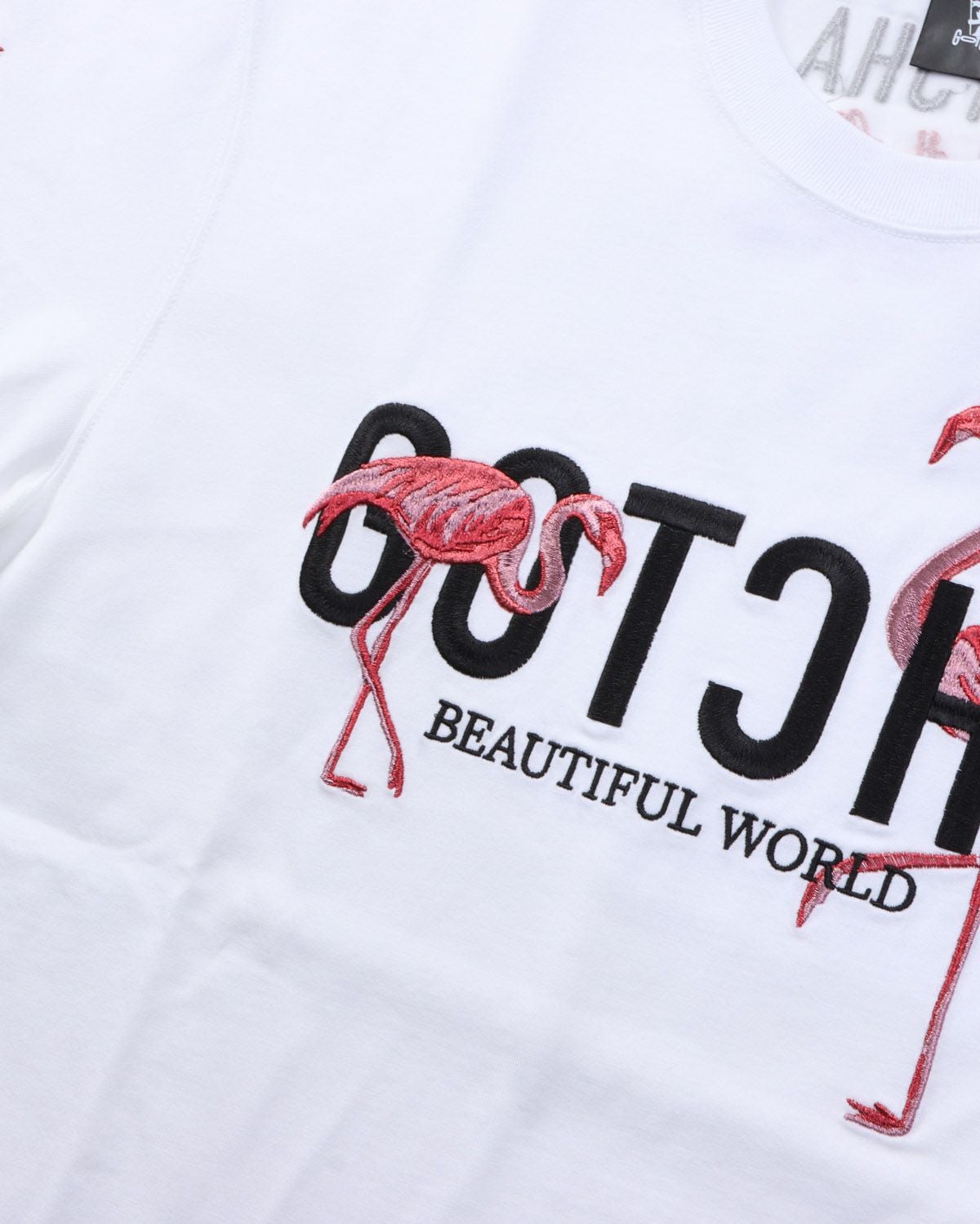 GOTCHA] フラミンゴ ピンクラメ T | PEET ONLINE STORE