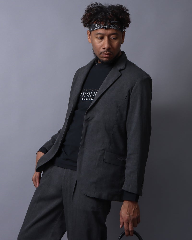 チャコール：183cm(XLサイズ着用)