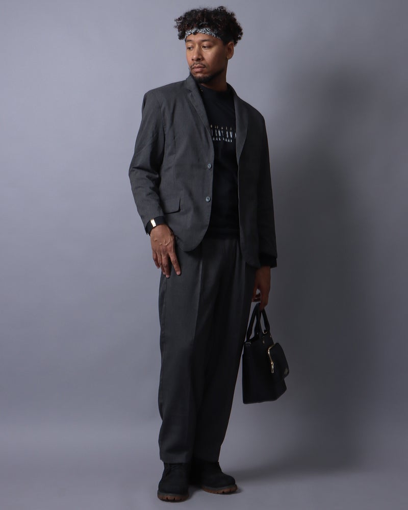 チャコール：183cm(XLサイズ着用)