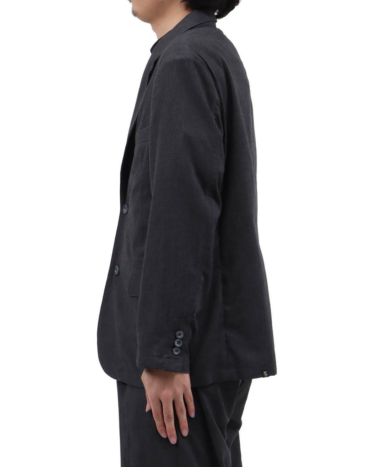 チャコール：173cm63kg(Lサイズ着用)