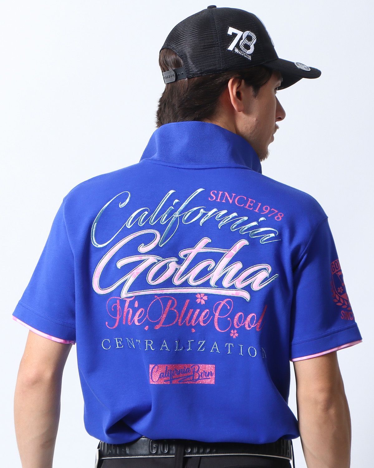 ロイヤルブルー：180cm/70kg(Lサイズ着用)