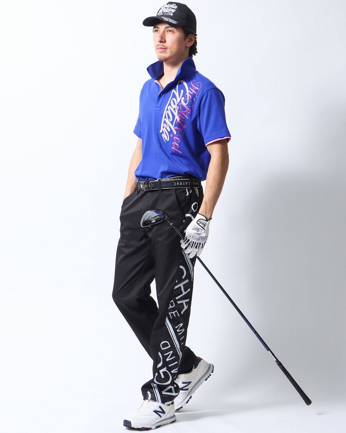 ロイヤルブルー：180cm/70kg(Lサイズ着用)