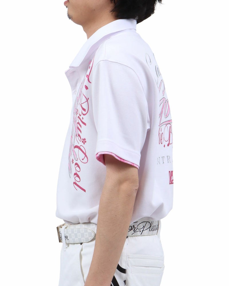 ホワイト：173cm63kg(Lサイズ着用)