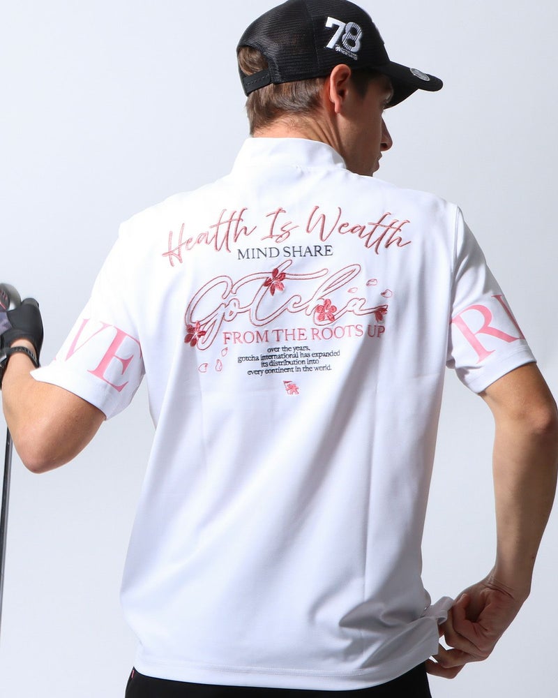 ホワイト：183cm/70kg(Lサイズ着用)