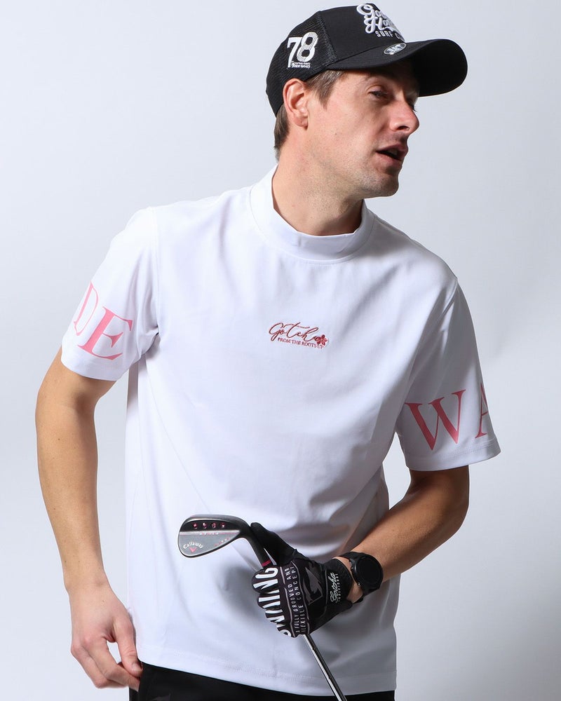 ホワイト：183cm/70kg(Lサイズ着用)