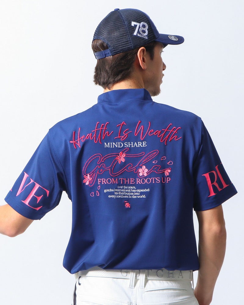 ネイビー：180cm/70kg(Lサイズ着用)