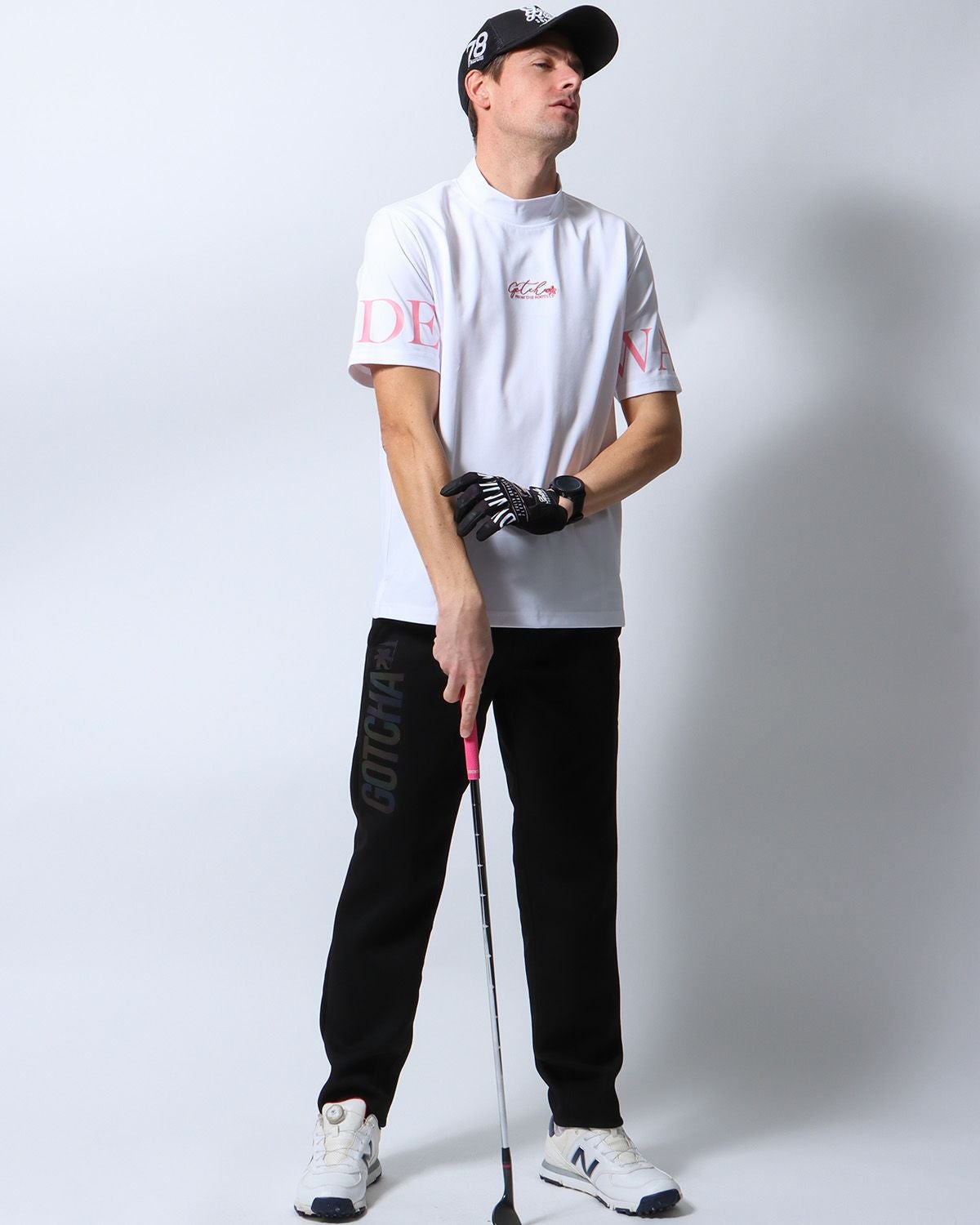 GOTCHA GOLF] デオドラント サクラ シャイニー モックネック | PEET