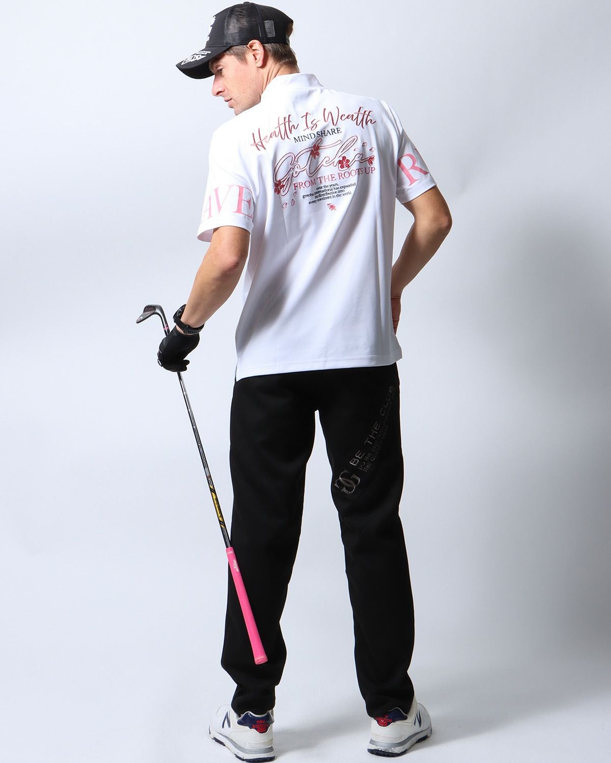GOTCHA GOLF] デオドラント サクラ シャイニー モックネック | PEET