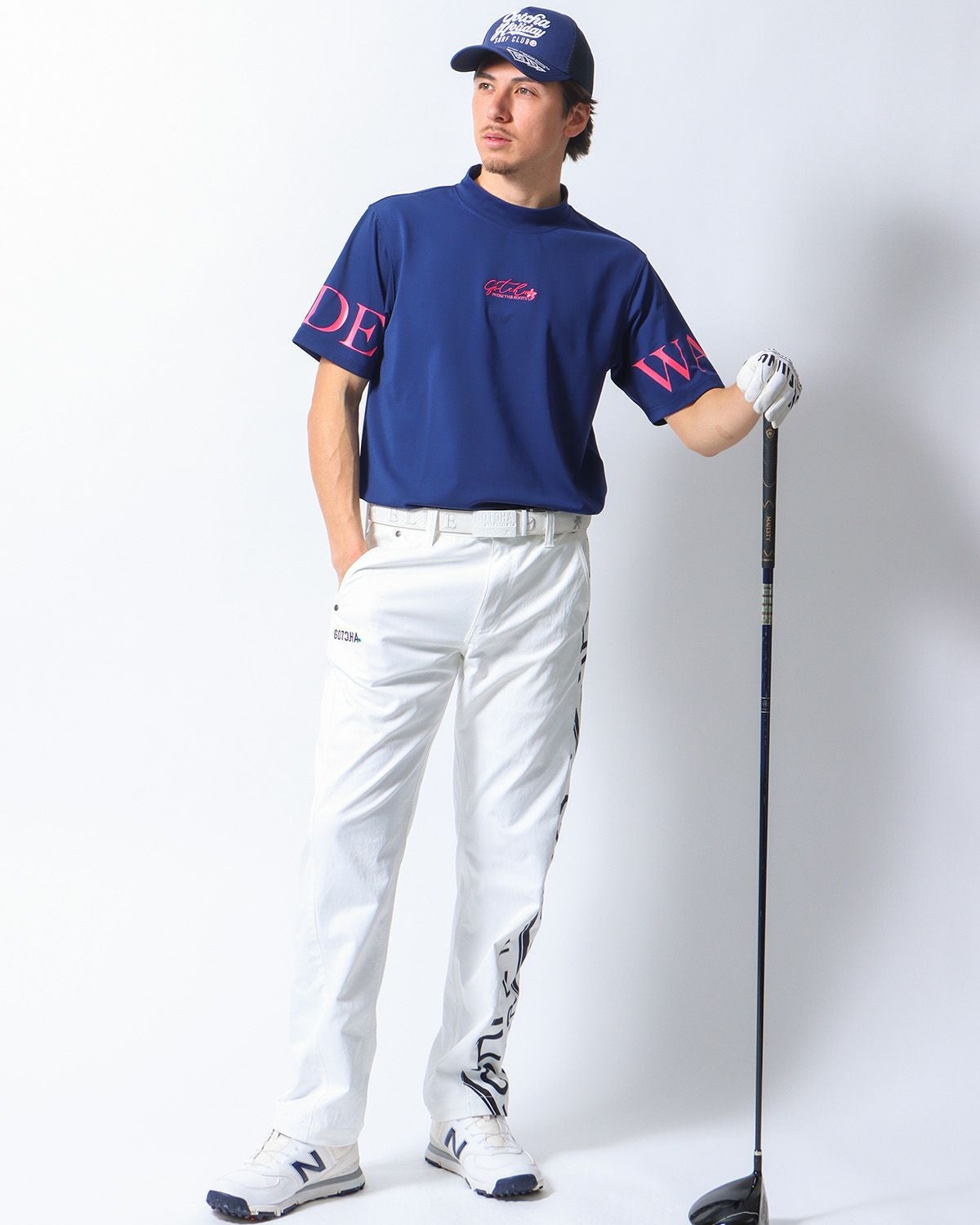 ネイビー：180cm/70kg(Lサイズ着用)