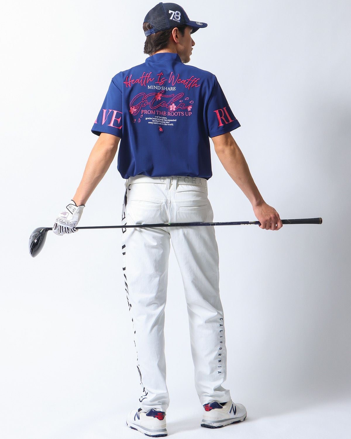 GOTCHA GOLF] デオドラント サクラ シャイニー モックネック | PEET