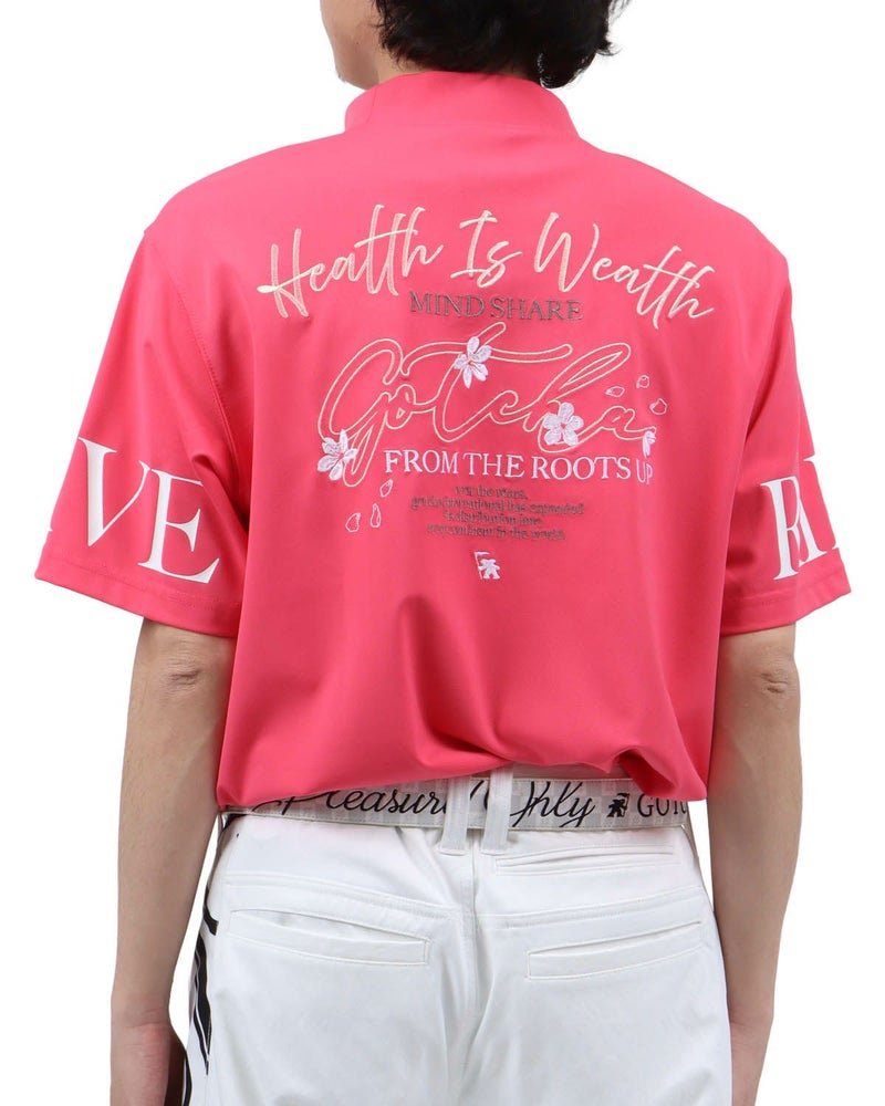 ピンク：173cm63kg(Lサイズ着用)