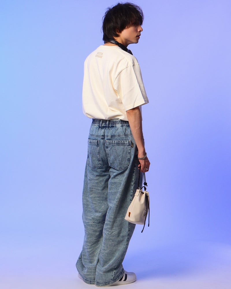 オフホワイト：175cm(Mサイズ着用)