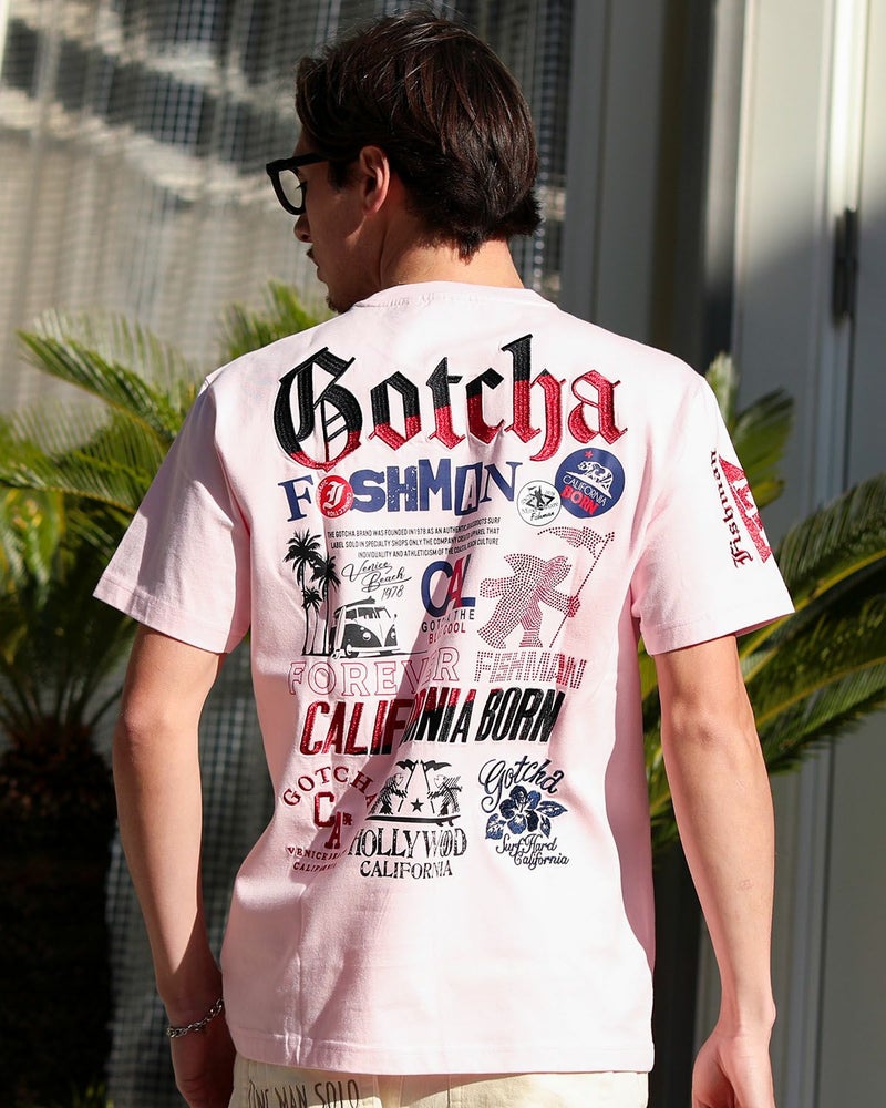 ベビーピンク：180cm/70kg(Lサイズ着用)