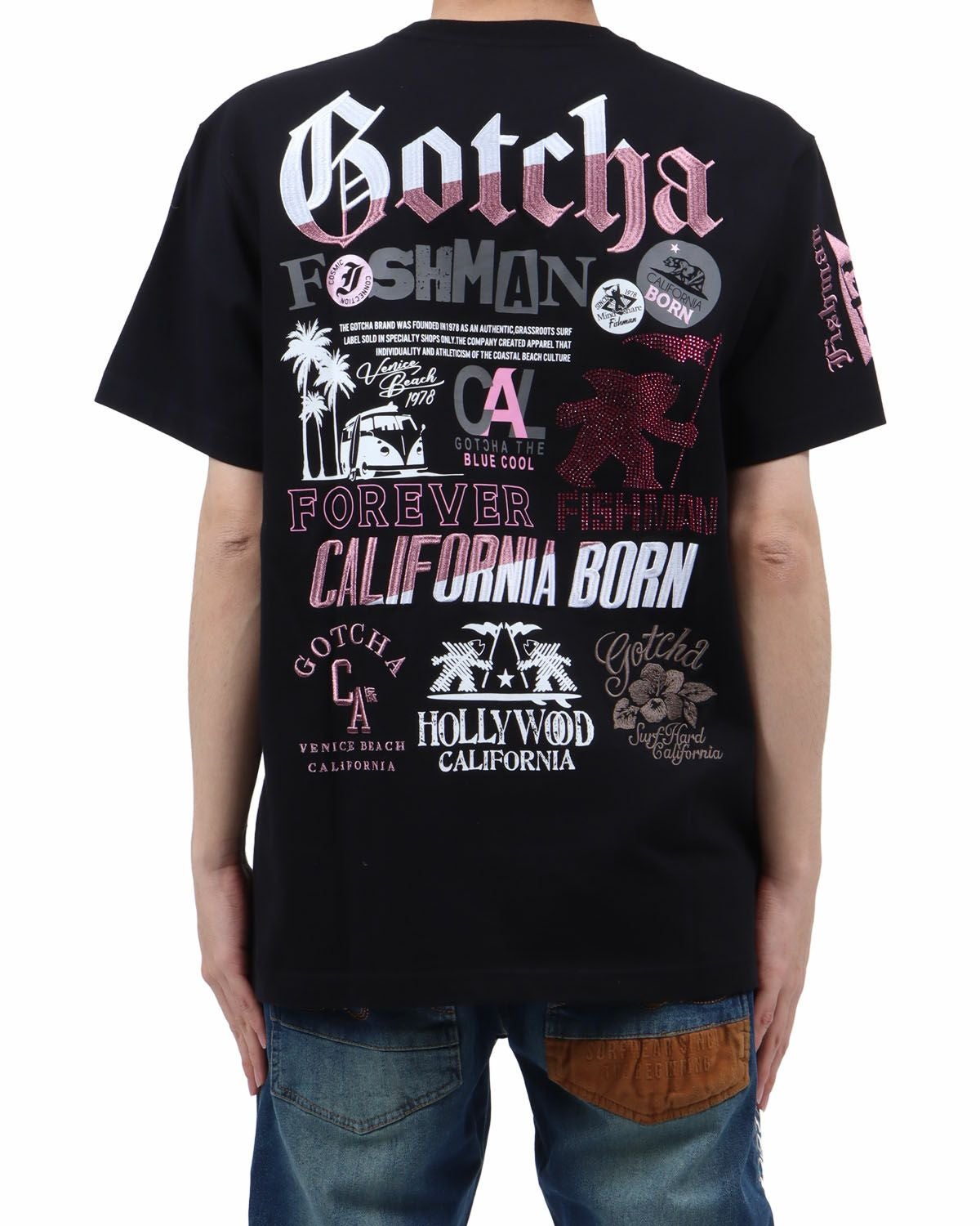 ブラック：173cm63kg(Lサイズ着用)