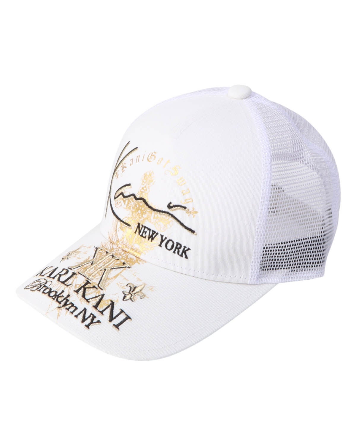 Karl Kani GOLF] プレミアム シャイニング ゴールド MAX キャップ