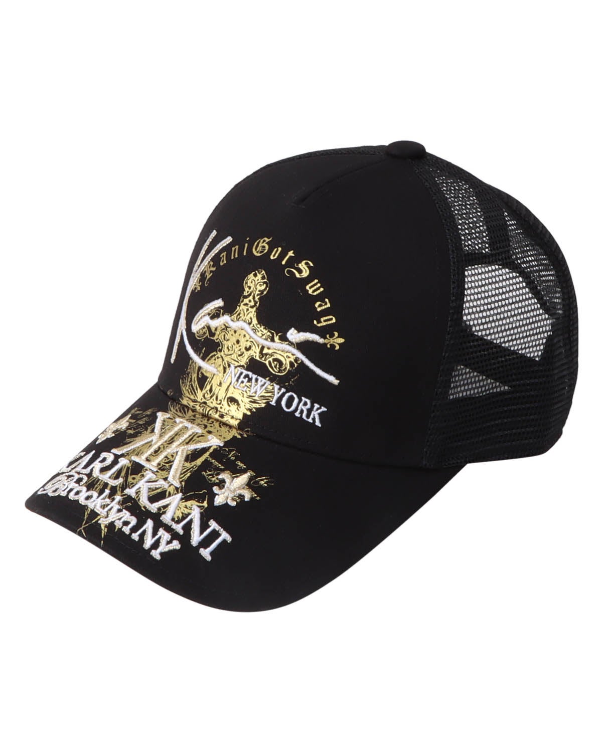 Karl Kani GOLF] プレミアム シャイニング ゴールド MAX キャップ