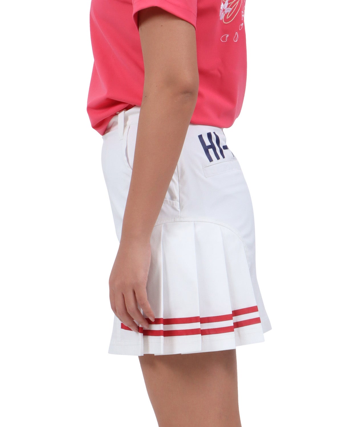 ホワイト：167cm(Lサイズ着用)