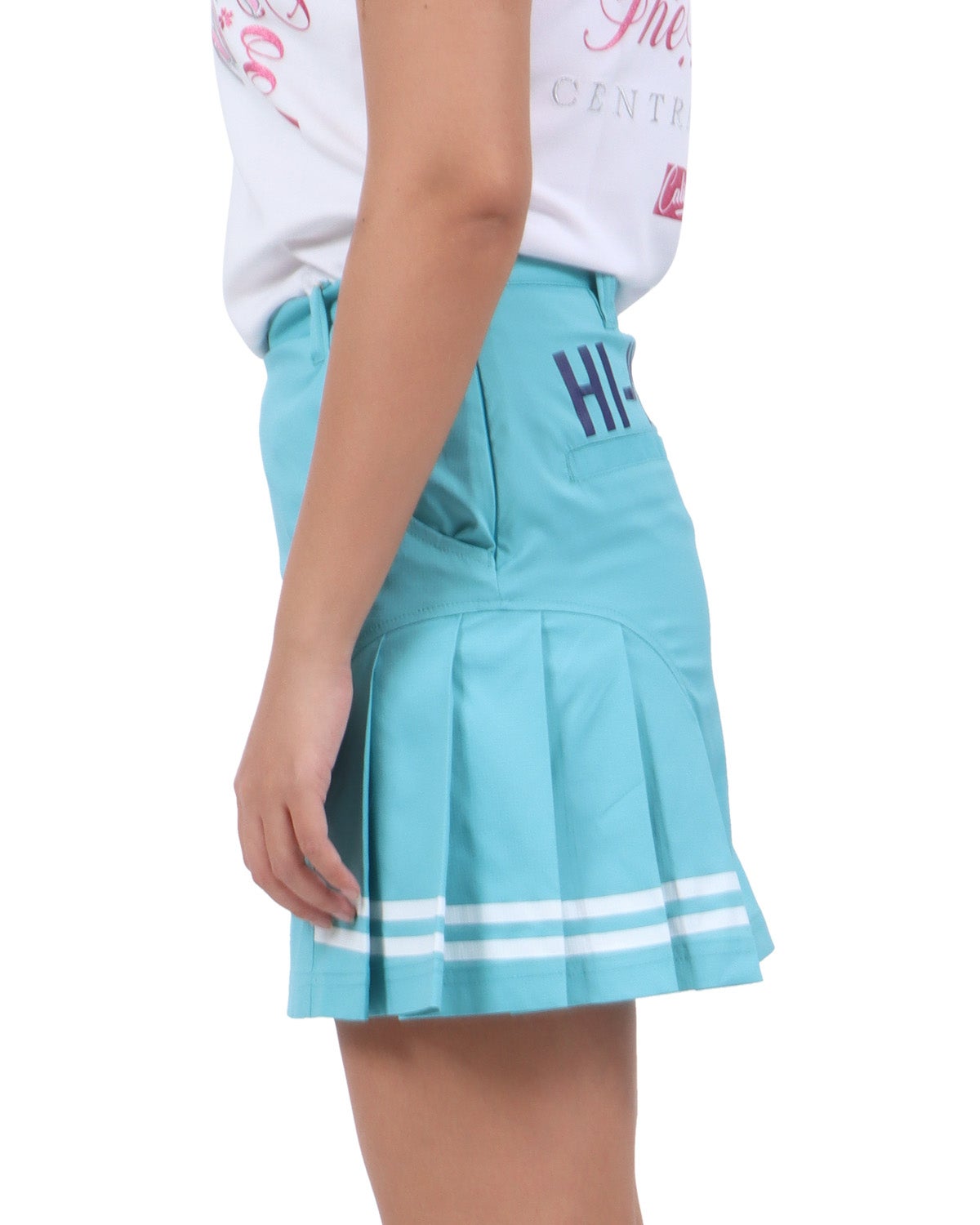 ブルー：167cm(Lサイズ着用)