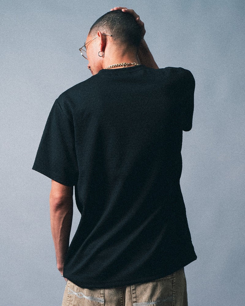 ブラック：183cm(Lサイズ着用)