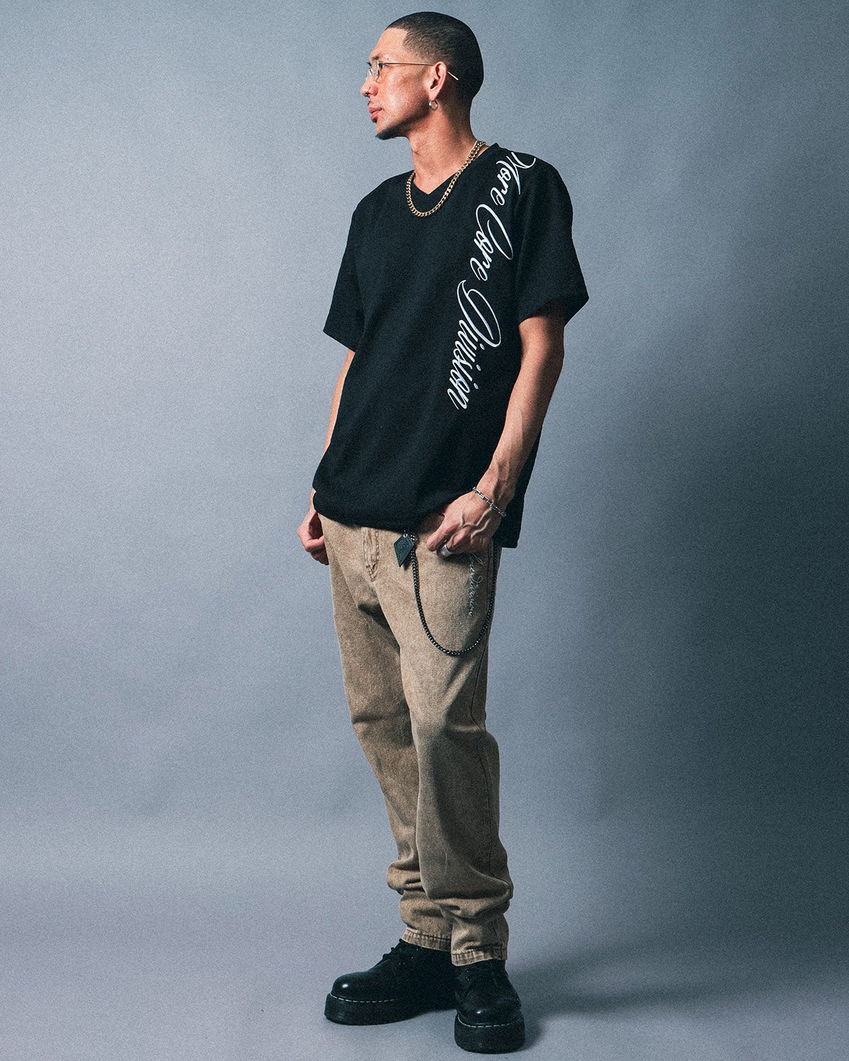 ブラック：183cm(Lサイズ着用)