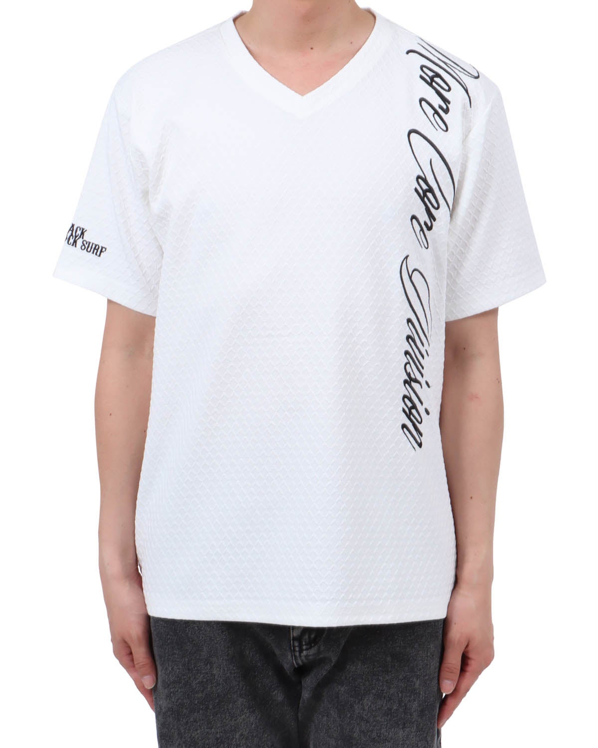 MCD] リンクス ジャカード Vネック T | PEET ONLINE STORE
