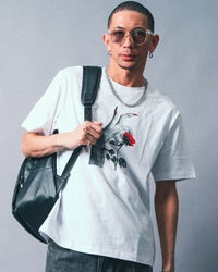 ホワイト：183cm(XLサイズ着用)