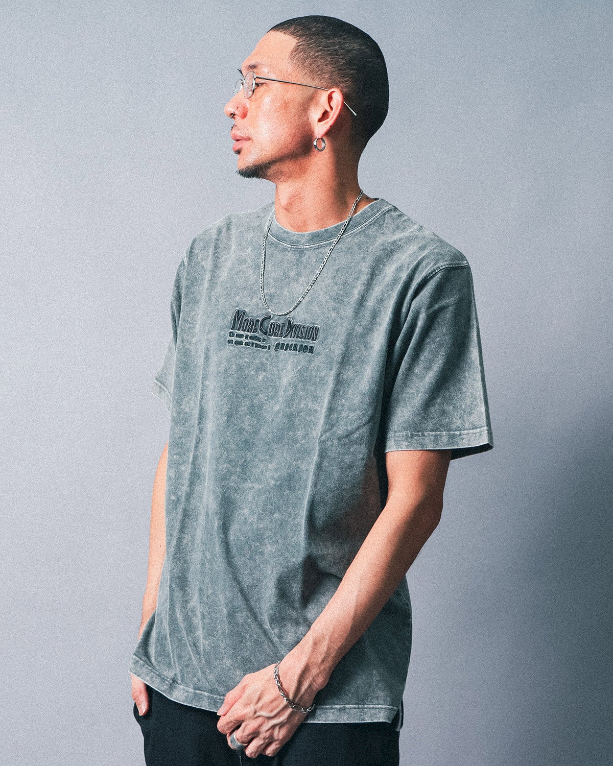 チャコール：183cm(XLサイズ着用)