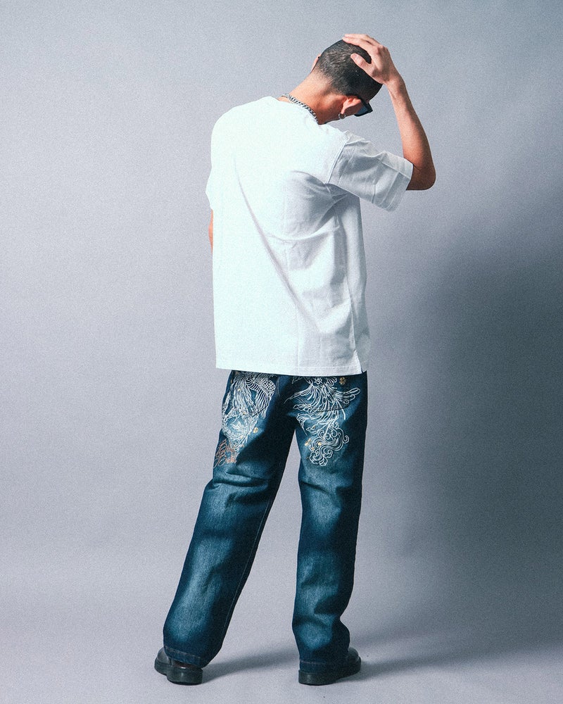 ホワイト：183cm(XLサイズ着用)