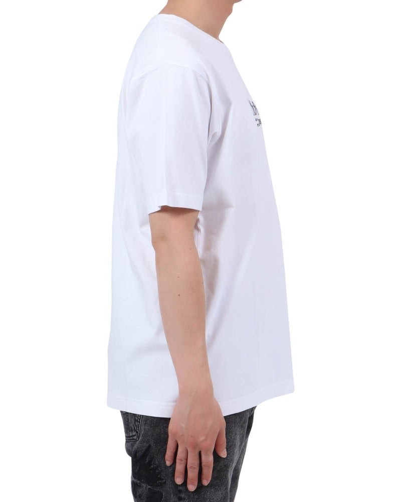 ホワイト：174cm62kg(Lサイズ着用)