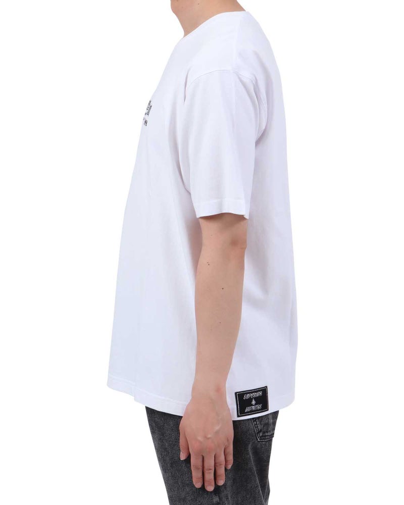 ホワイト：174cm62kg(Lサイズ着用)