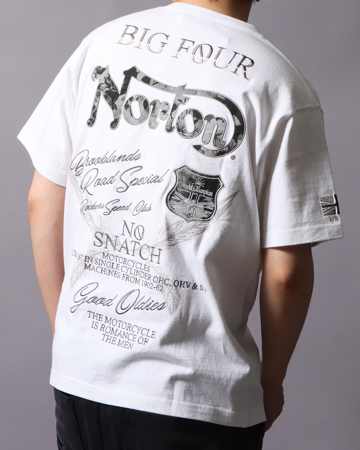 ワントーン ボタニカル 叩きつけ T