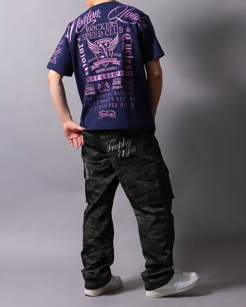 ネイビー：178cm/75kg(Lサイズ着用)