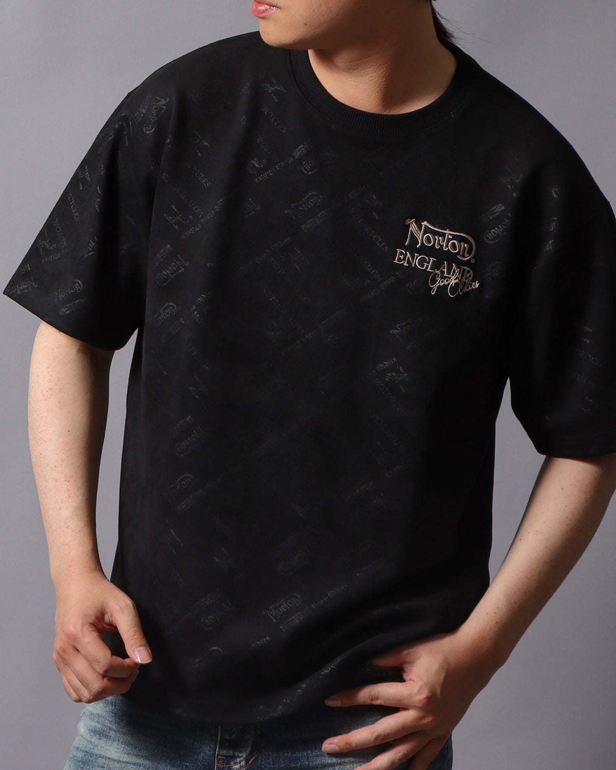 Norton] ポリスウェード エンボス 総柄 T | PEET ONLINE STORE