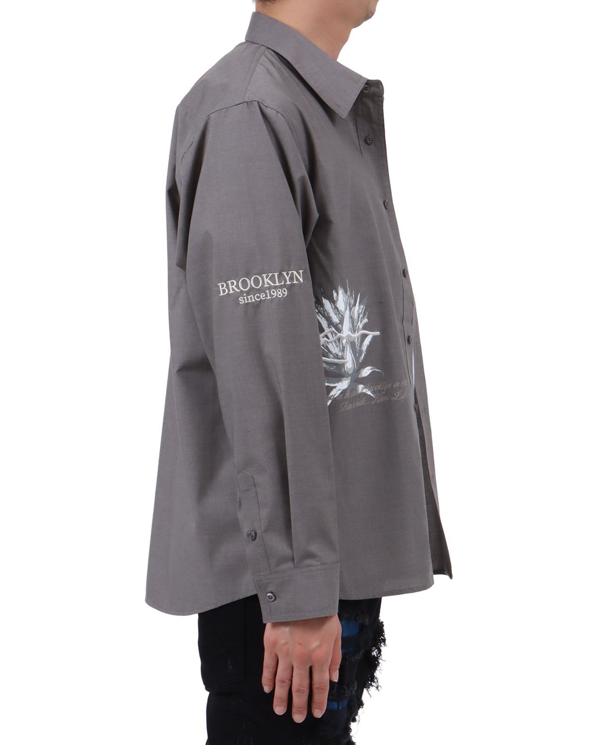 グレー：174cm62kg(Lサイズ着用)