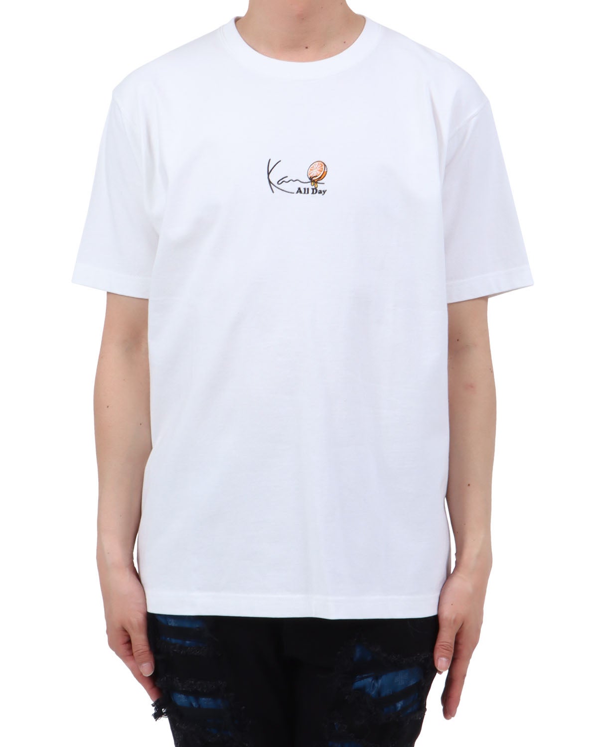 オレンジ：174cm62kg(Lサイズ着用)