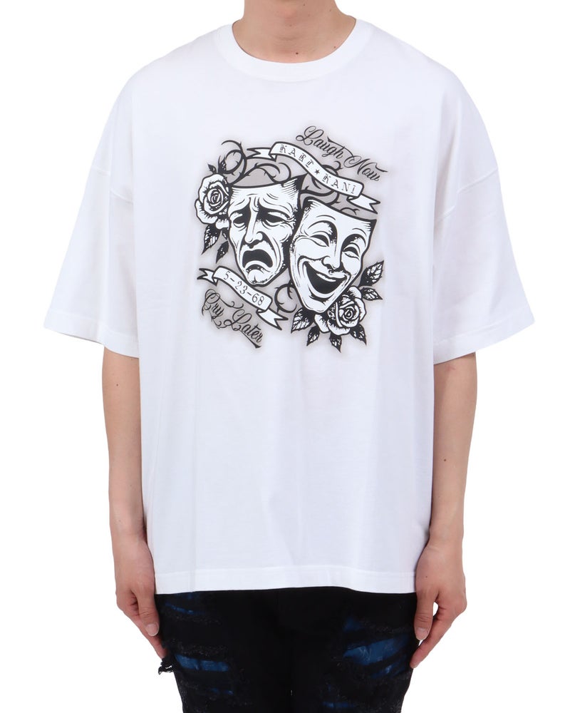 ホワイト：174cm62kg(Lサイズ着用)