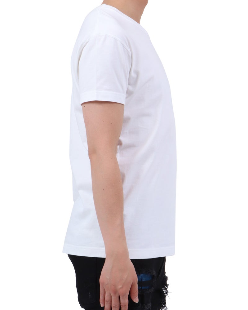 ホワイト：174cm62kg(Lサイズ着用)