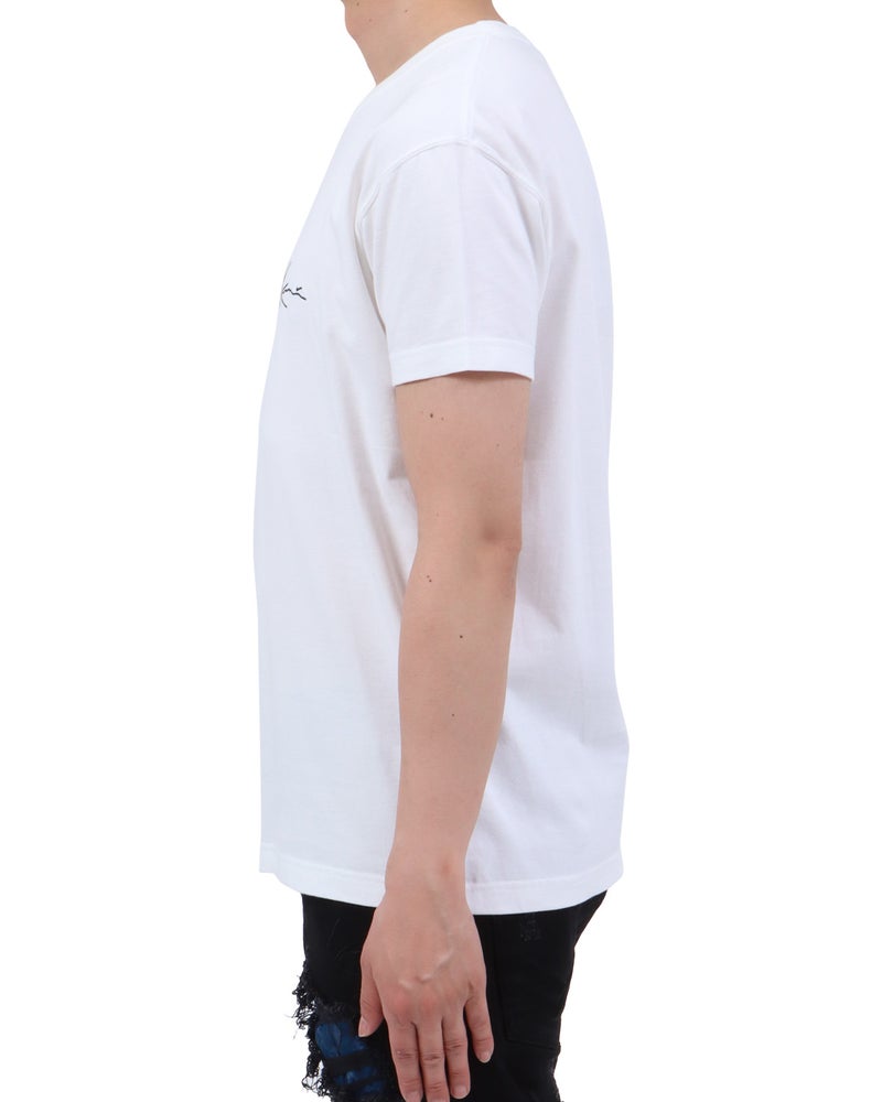 ホワイト：174cm62kg(Lサイズ着用)